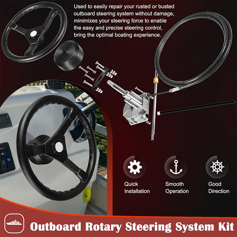 Sistema di sterzo per barche,  - Fishing Boat Steering Wheel recensione e prezzo